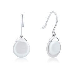 SIMPLE, COIN PEARL S/HOOK