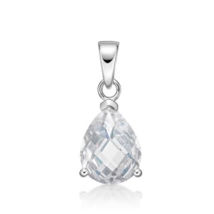 PEAR SHP. WHT 8MM