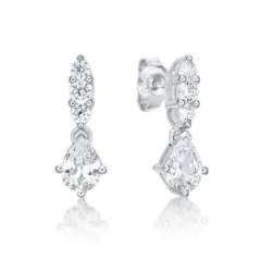 DANGLE,WHT.3xRD,5mm PEAR
