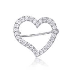 FUN HEART BROOCH