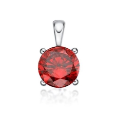 JANUARY   , 5mm 4 CLAW PENDANT